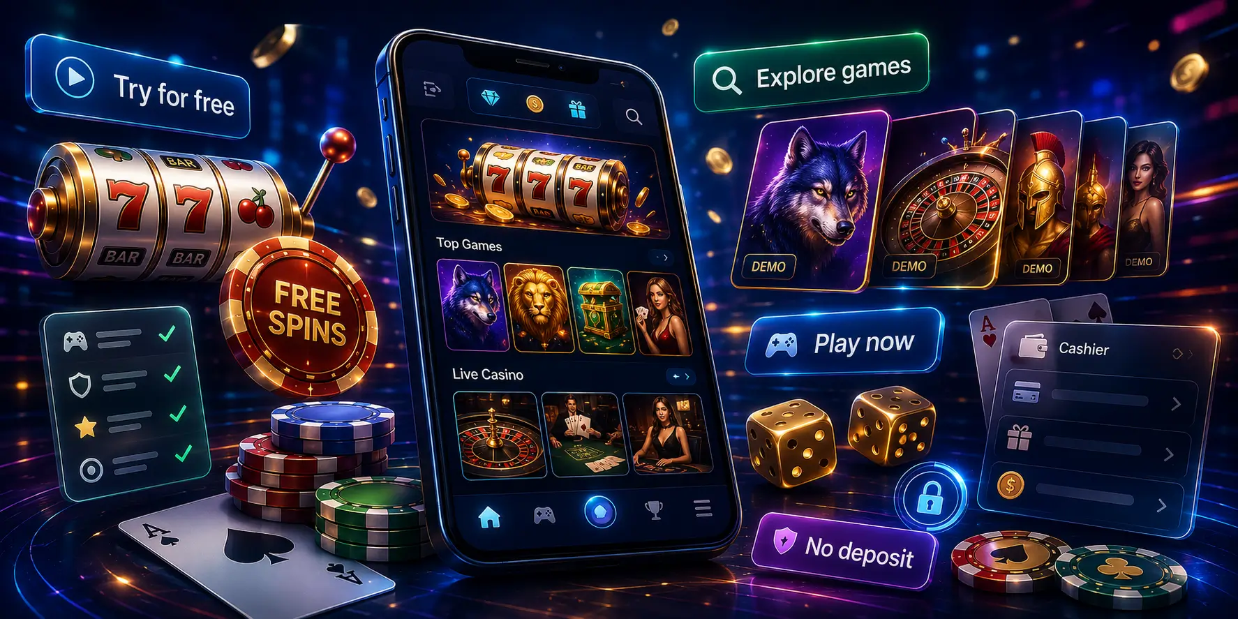 Free casino no deposit access is useful even without withdrawals