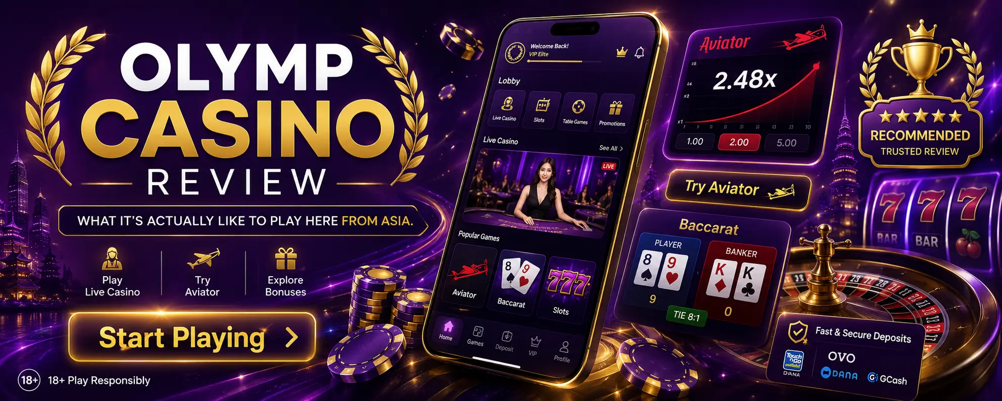 OLYMP Casino Review — What It's Actually Like to Play Here From Asia