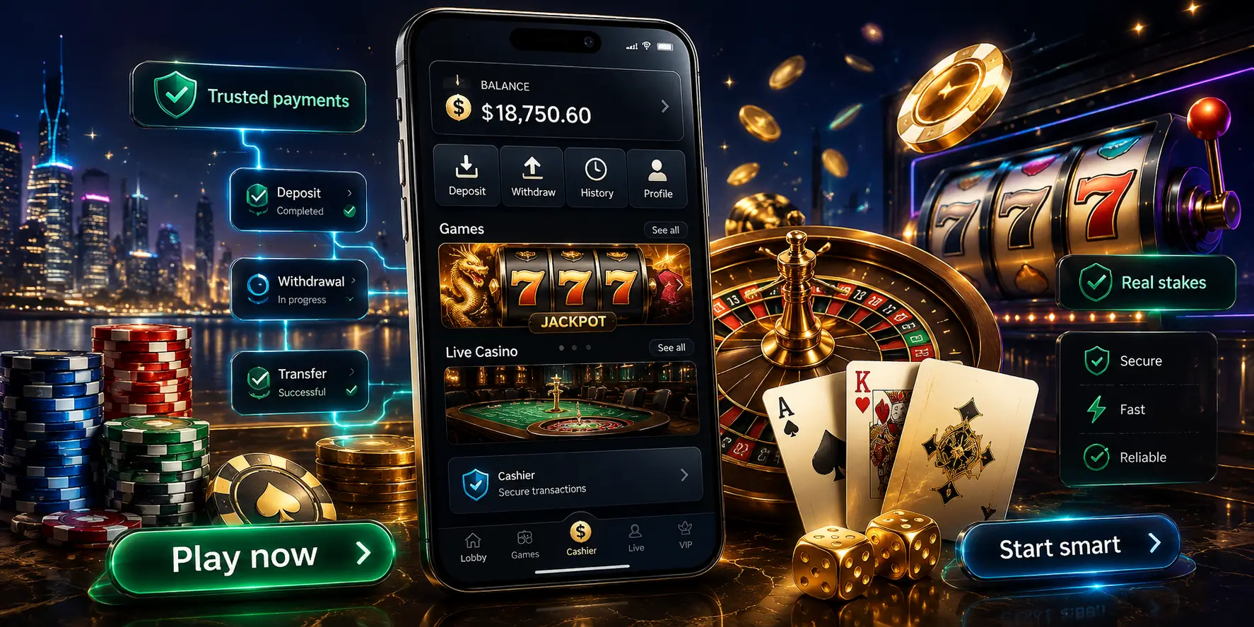 Online casino real money platforms feel very different once actual payments start