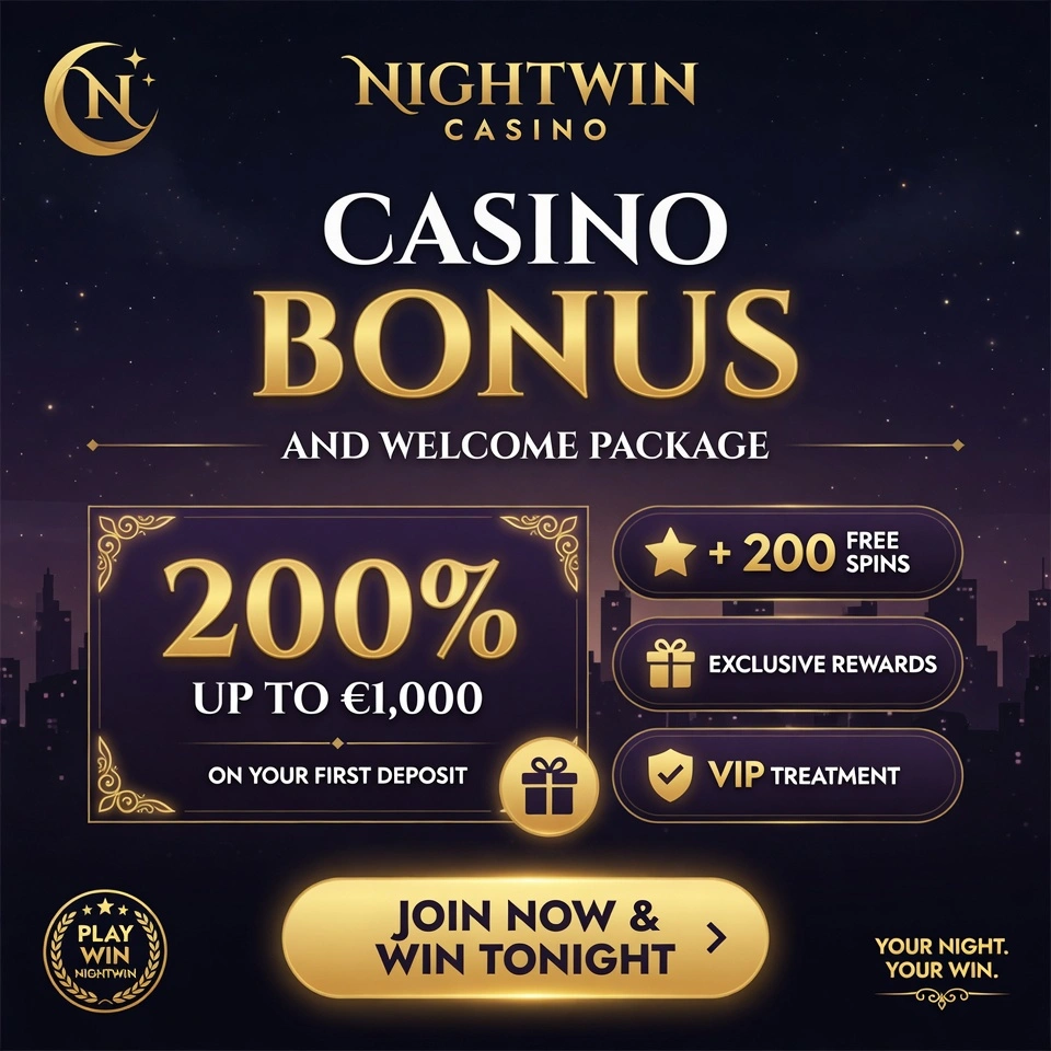 NightWin Casino Bonus and Welcome Package
